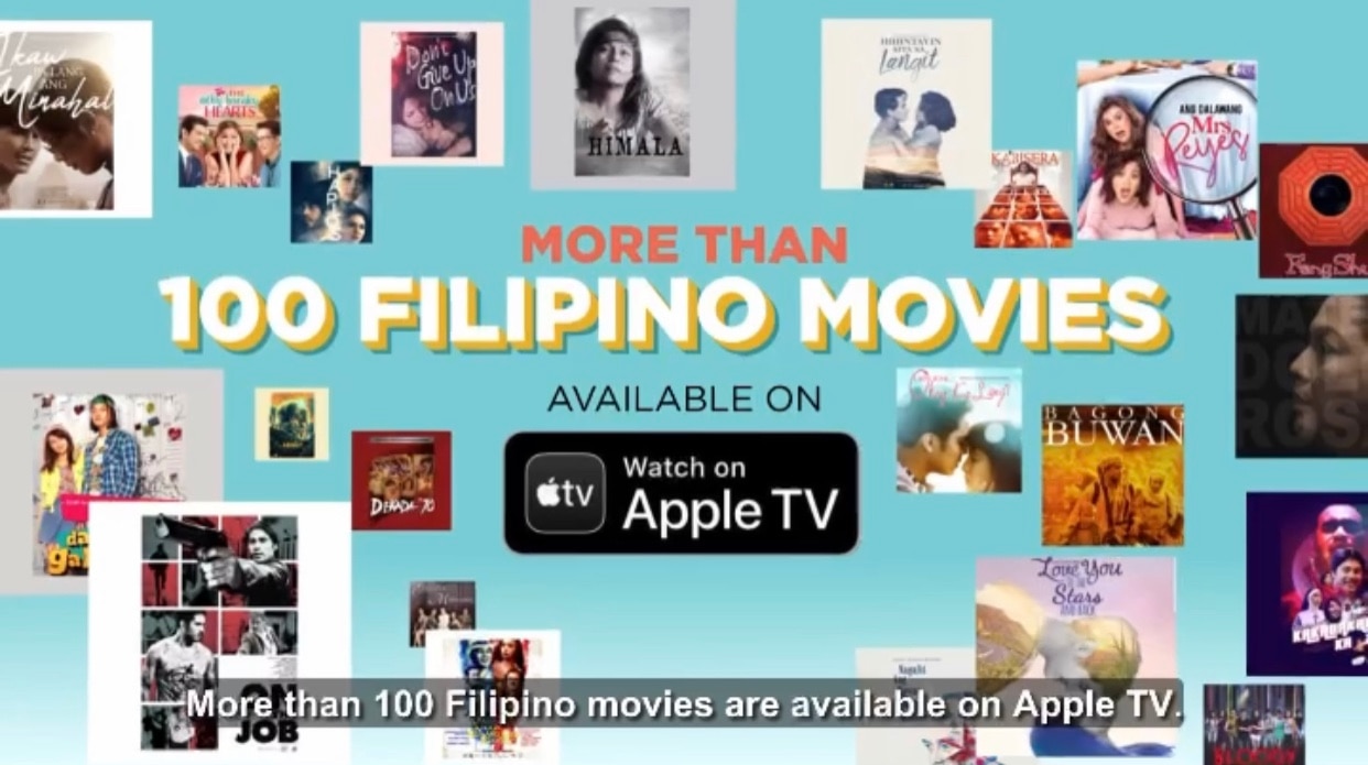 100+ Filipino Movies Now on AppleTV Globally in 50+ Countries - MYX Global