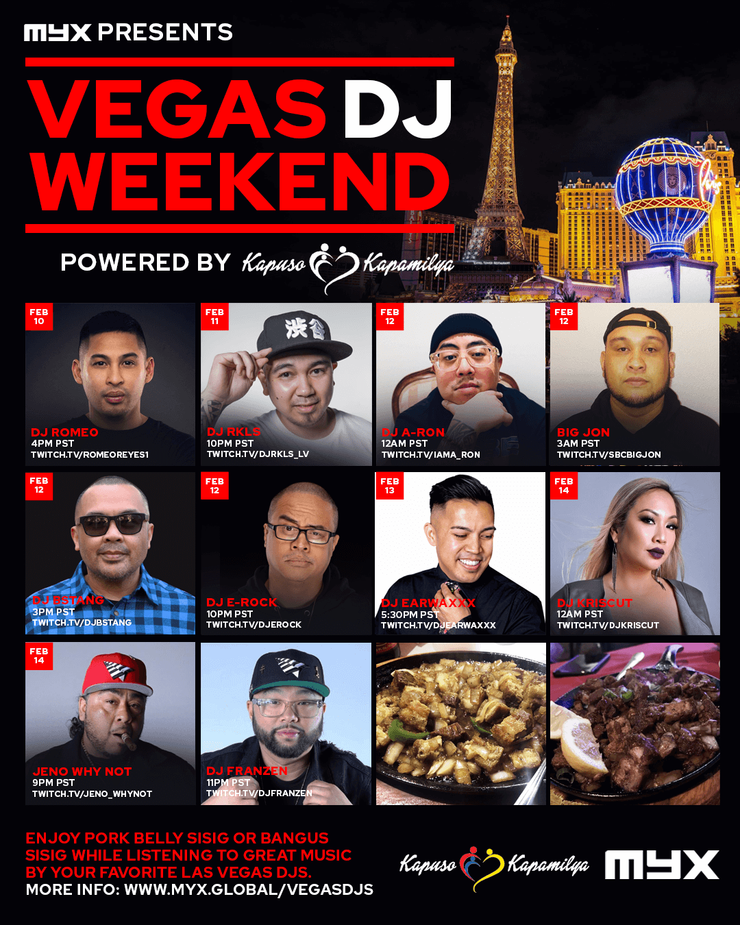 MYX Presents Vegas DJ Weekend Powered by Kapuso Kapamilya Vegas MYX