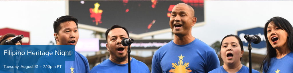 2022 LA Dodgers Filipino Heritage Night 7/7 at Dodger Stadium