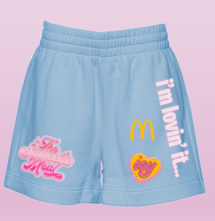 Saweetie x McDonald's Collection The Saweetie Meal Shorts