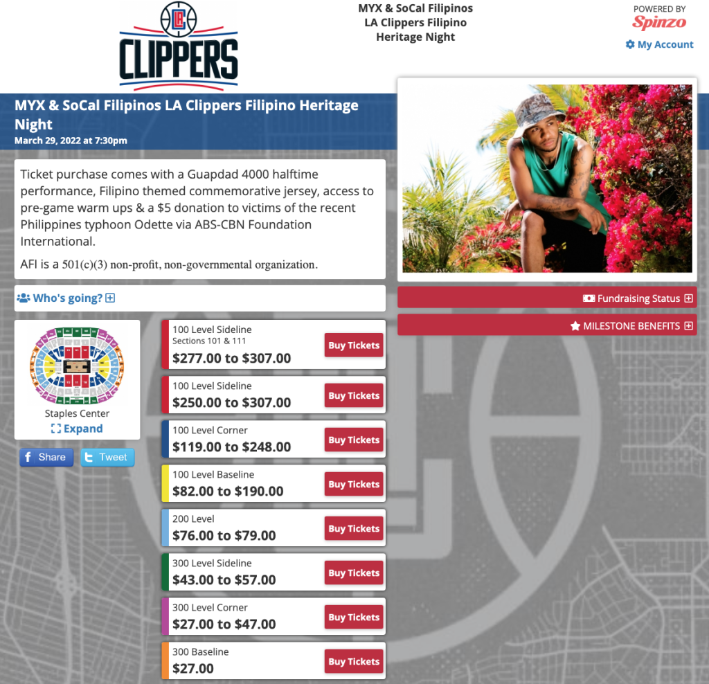 LA Clippers - Powered by Spinzo