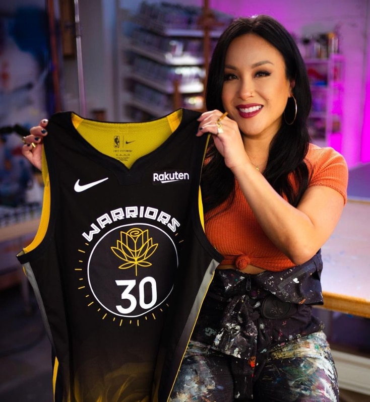 Golden State Warriors on X: Designed by artist Allison Hueman, our City  Edition jersey sits at the intersection of court, community, and culture.  @Rakuten